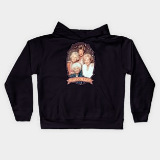 golden girls vintage photo Kids Hoodie